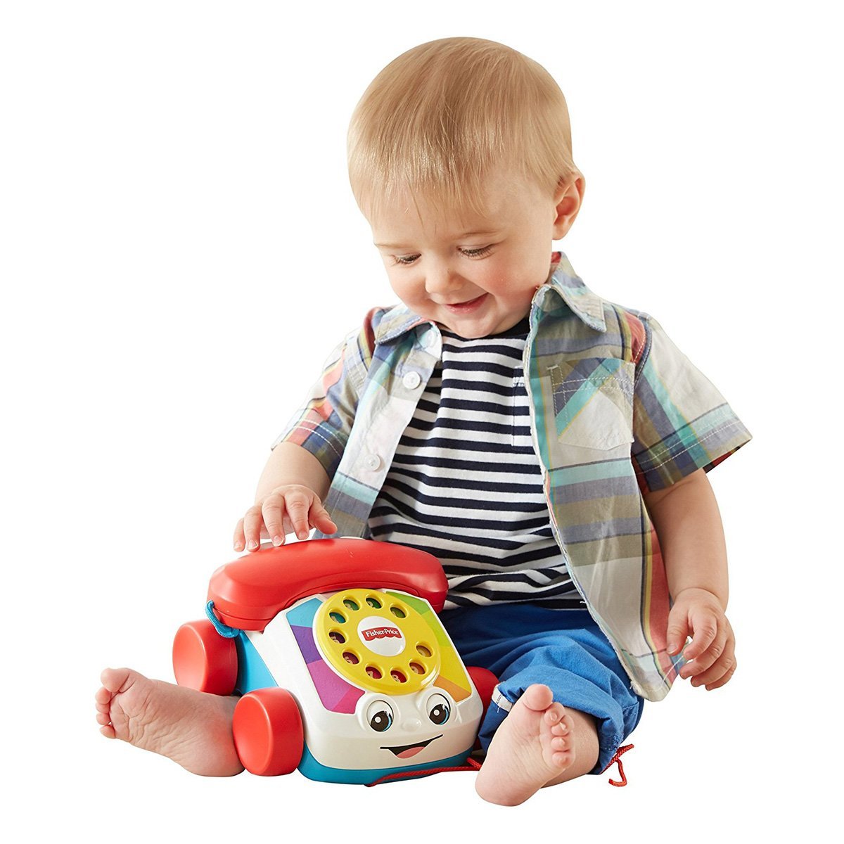 Іграшка-каталка Fisher-Price Веселий телефон, FGW66 — фото 5