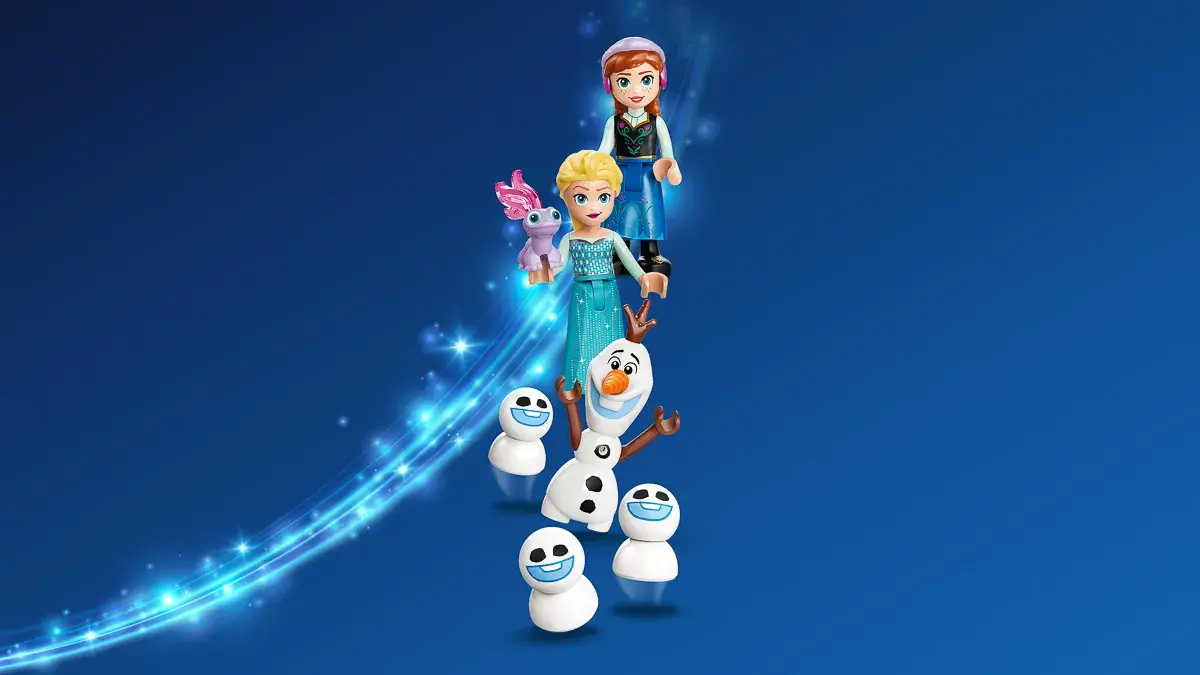 LEGO Disney Princess Крижаний палац Ельзи та веселе катання на санчатах 43281 — фото 16