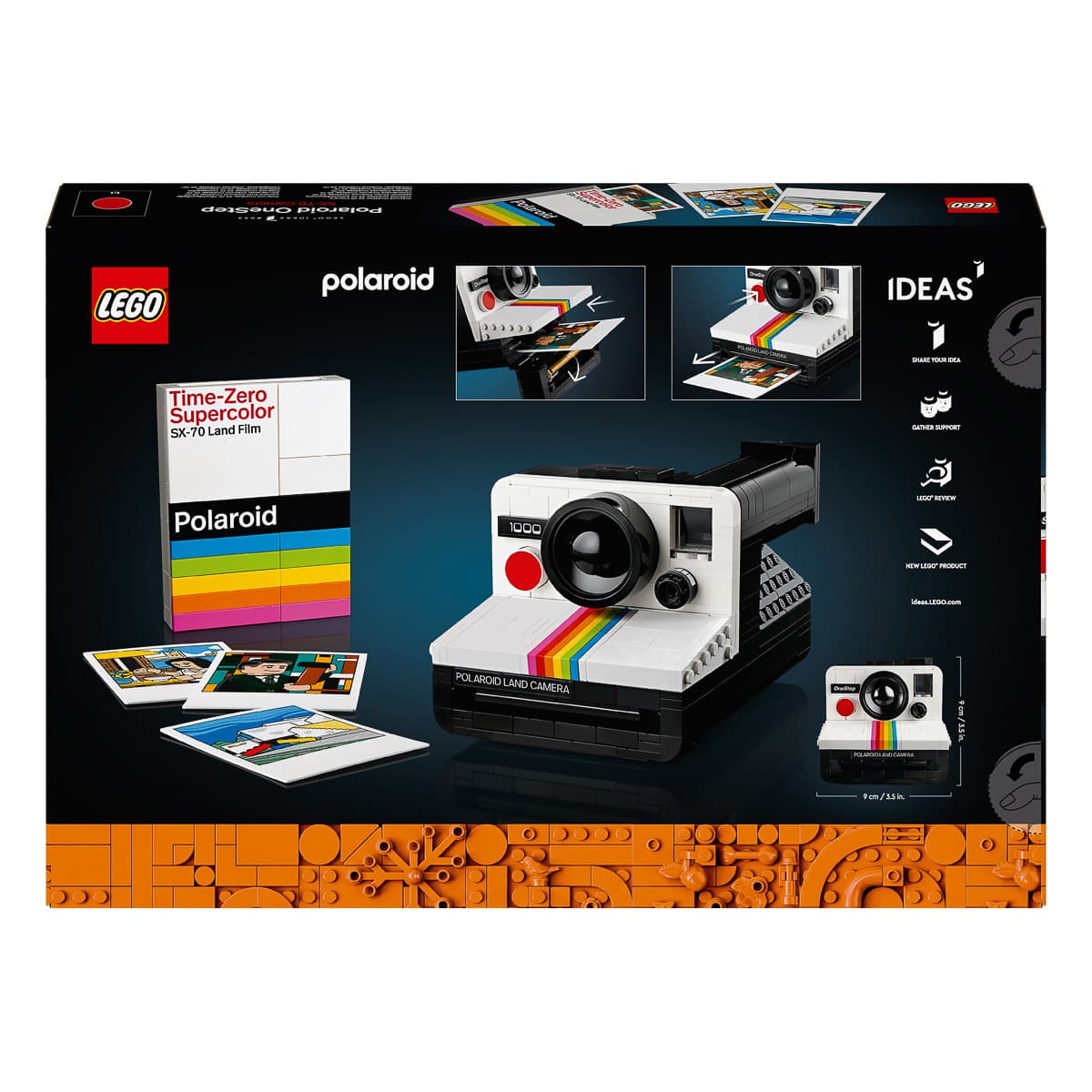 LEGO Ideas Фотоапарат Polaroid OneStep SX-70 21345 — фото 9
