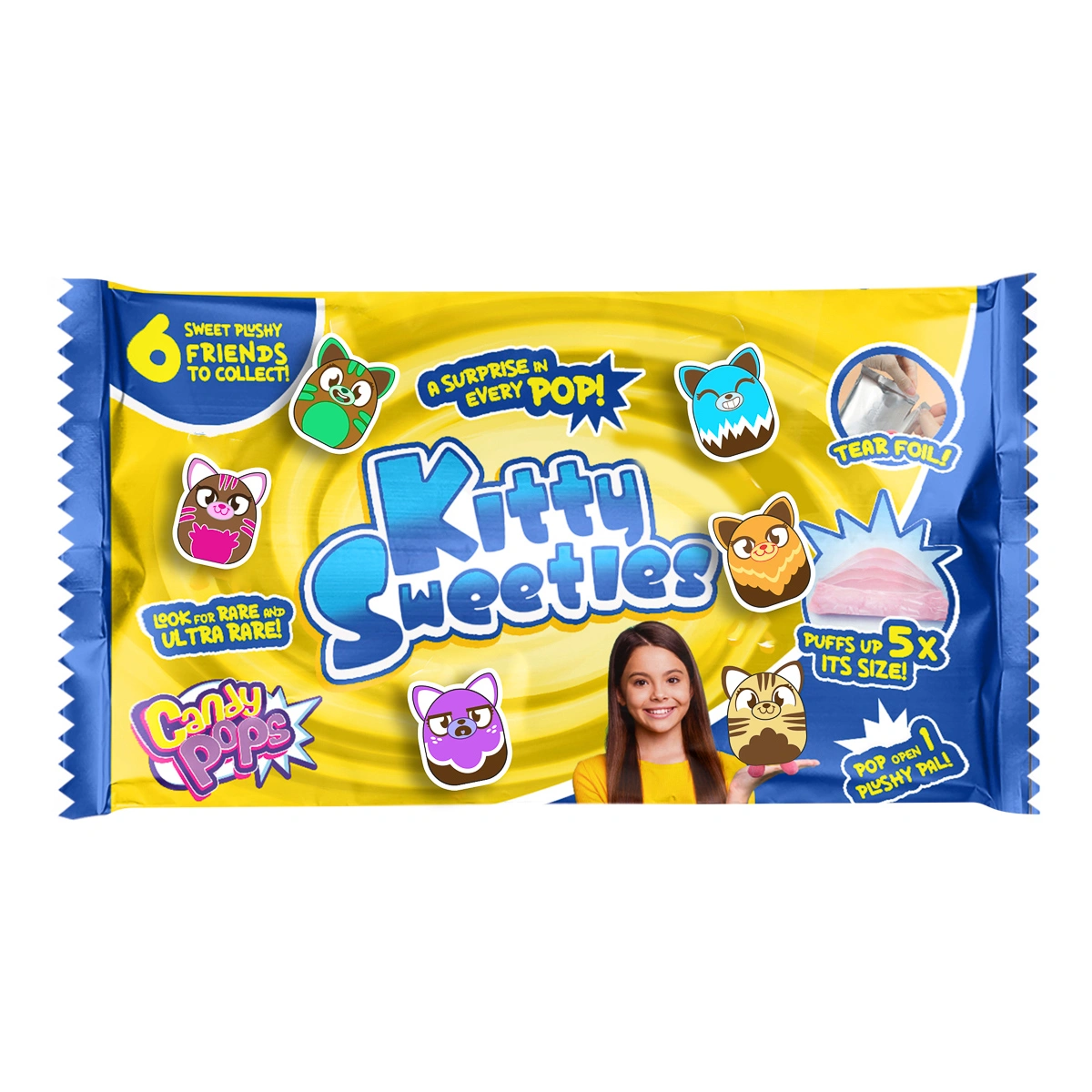 М'яка іграшка-сюрприз Candy Pops Солодкі кошенята