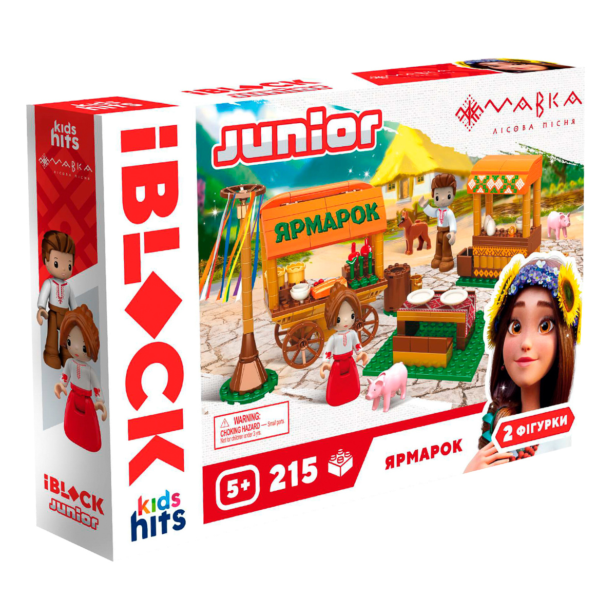 Конструктор Iblock Junior Mavka Ярмарок 215 ел, PL-921-522