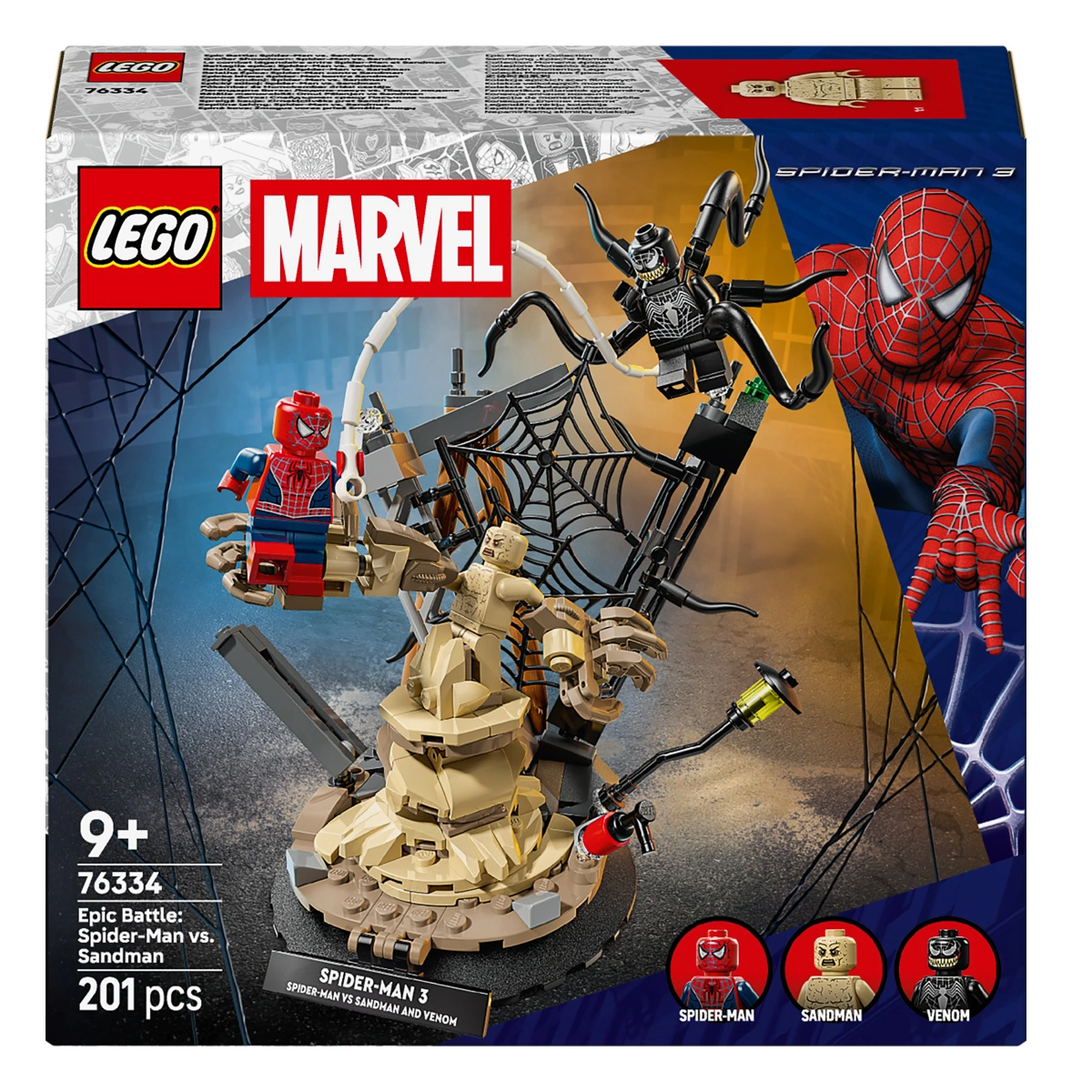 LEGO Super Heroes Marvel Легендарна битва: Людина-павук vs. Піщана людина 76334