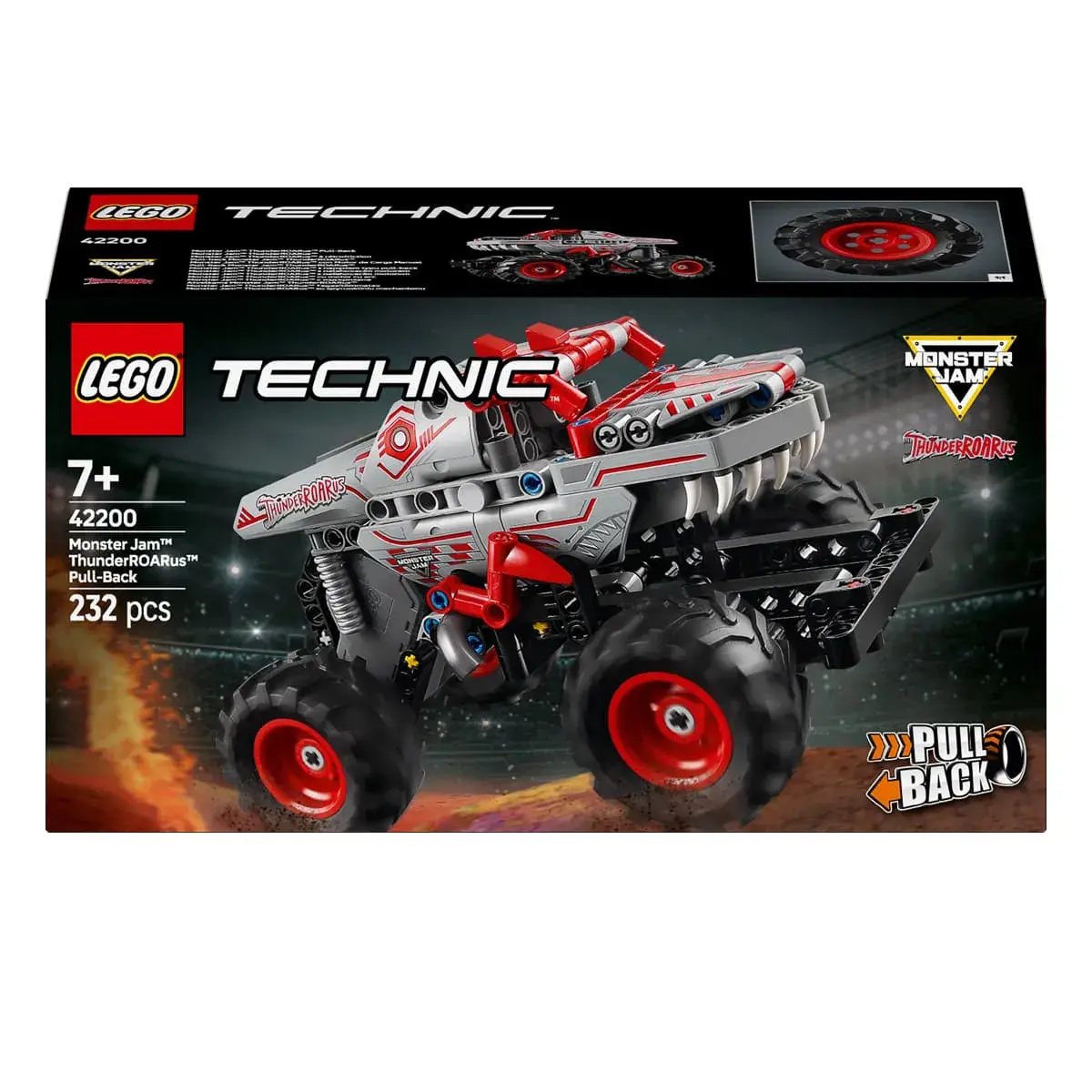 LEGO Technic Monster Jam™ ThunderROARus™ з інерційним двигуном 42200
