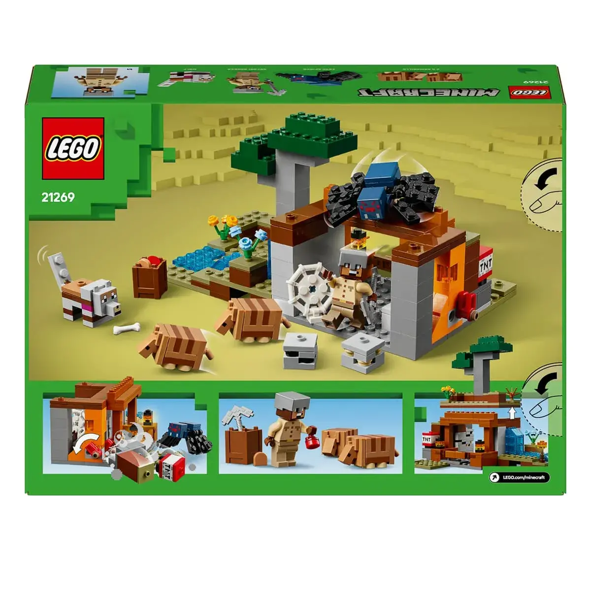 LEGO Minecraft Шахтна експедиція «Броненосець» 21269 — фото 9