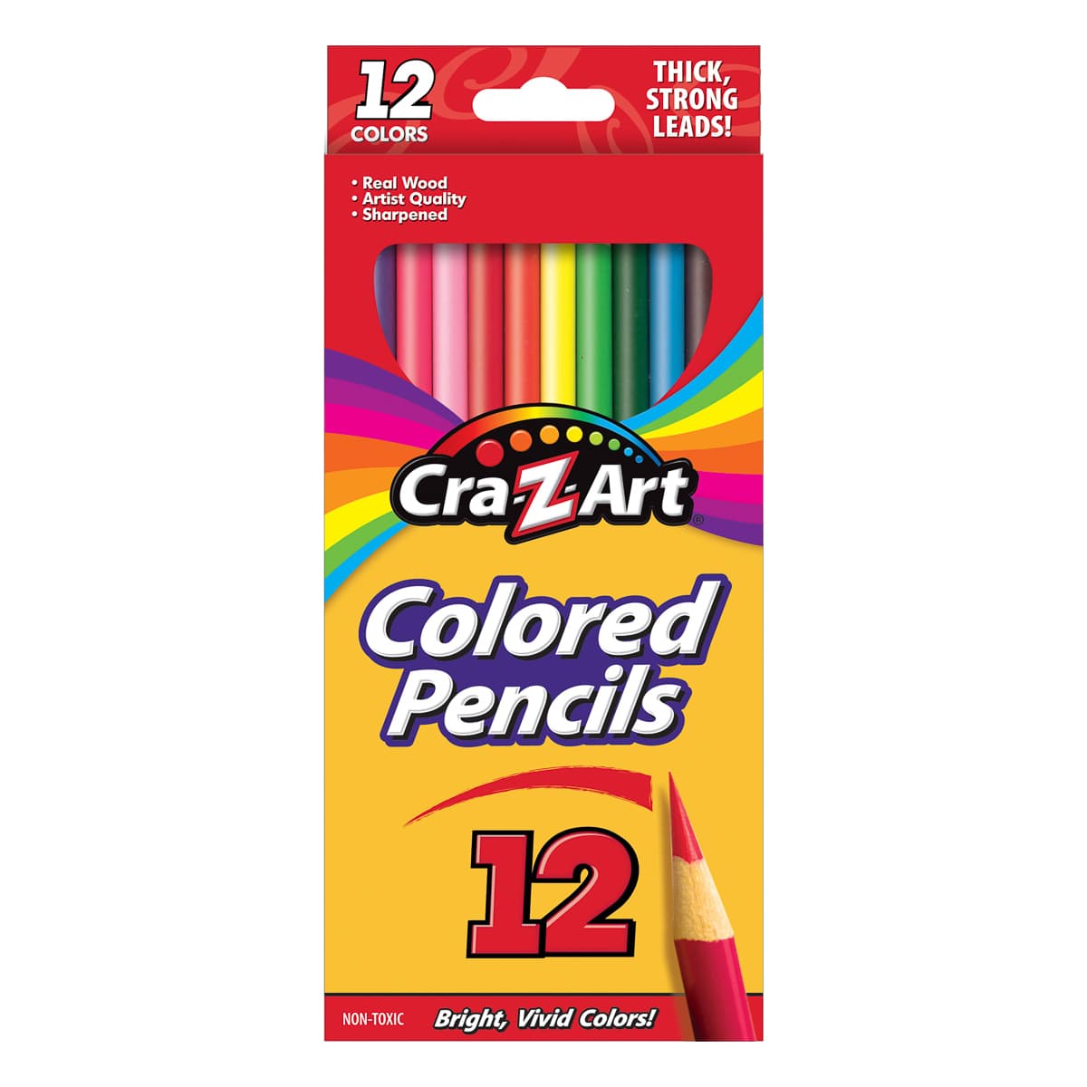 Набір кольорових олівців Cra-Z-Art 10404CRA 12 шт, 10404CRA
