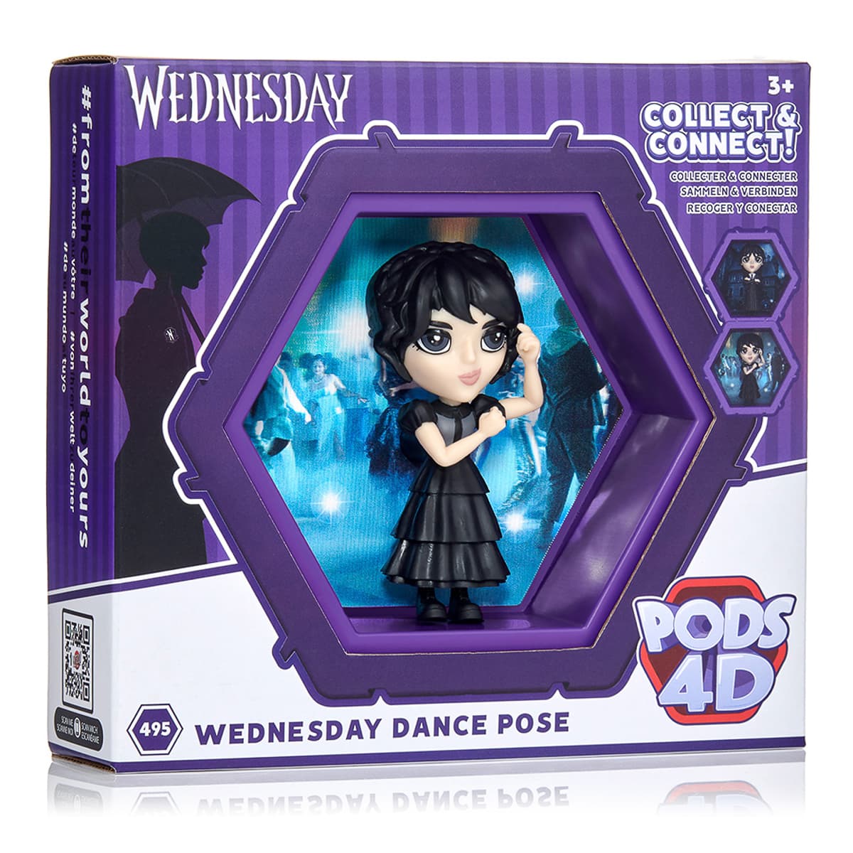 Колекційна фігурка Wow Pods 4D Wednesday Dance Pose, WED-1001-02