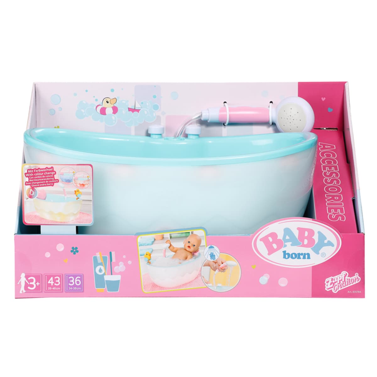 Автоматична ванночка для ляльки Baby Born Легке купання, 835784 — фото 2