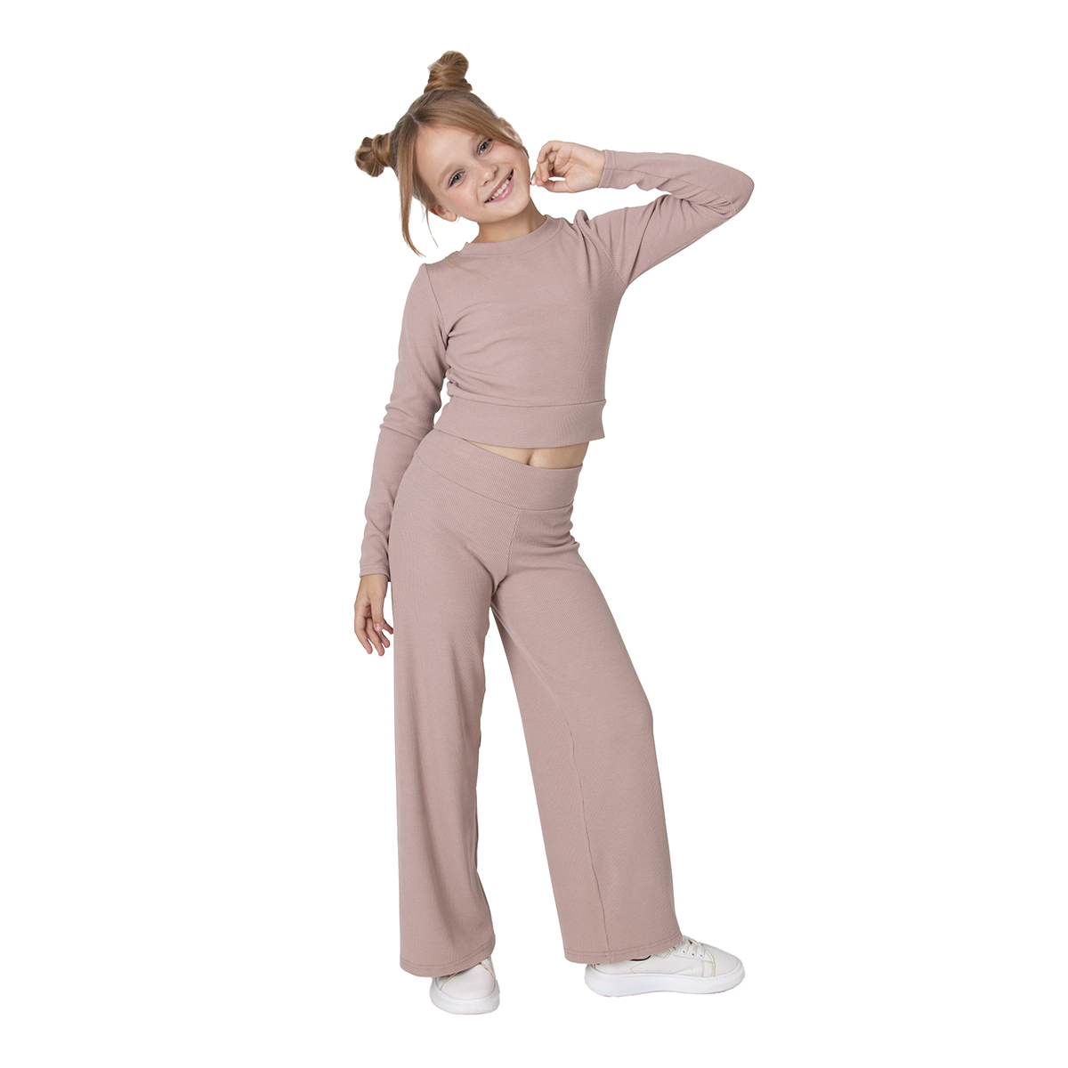 Комплект Mevis Джемпер та штани Beige