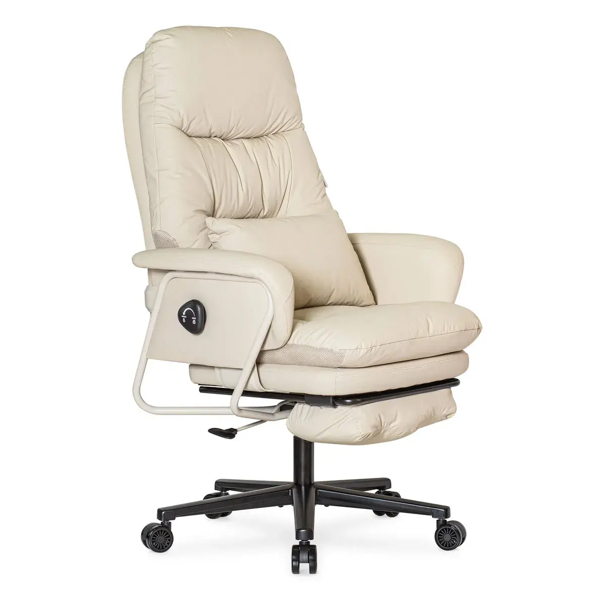 Крісло Mealux Senator Сream (HF-S17 PU/CR)