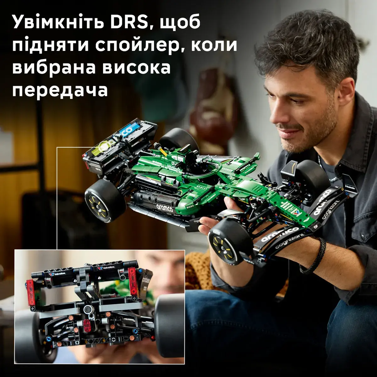 LEGO Technic Автомобіль «Формули-1» Aston Martin Aramco AMR25 42240 — фото 4