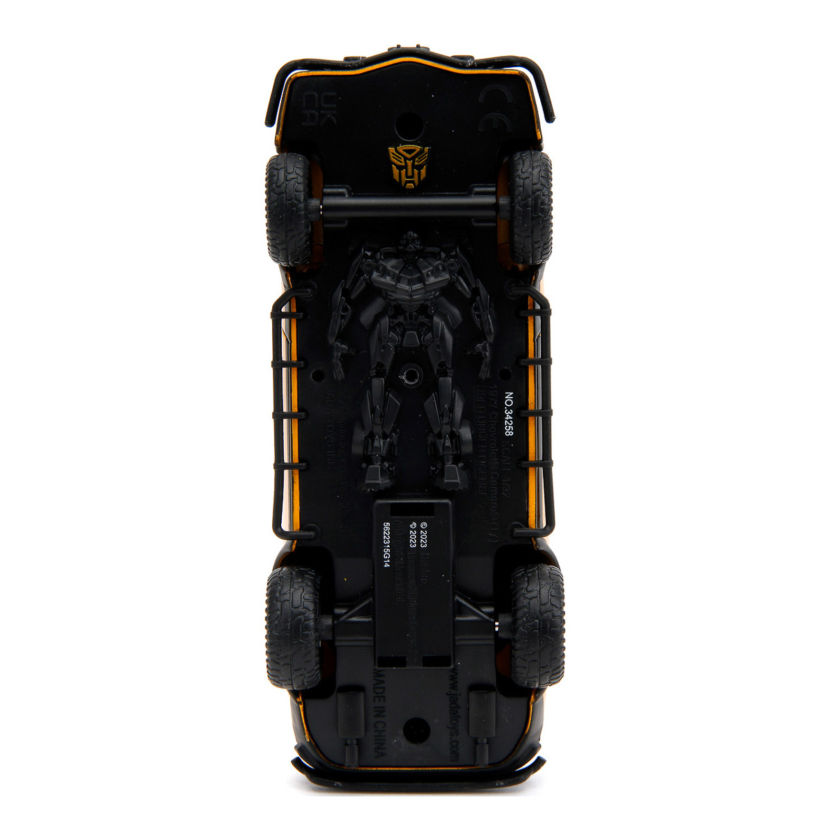 Автомодель Jada Toys Transformers Bumblebee Chevrolet Camaro 1977, 1:32, 253112008 — фото 7