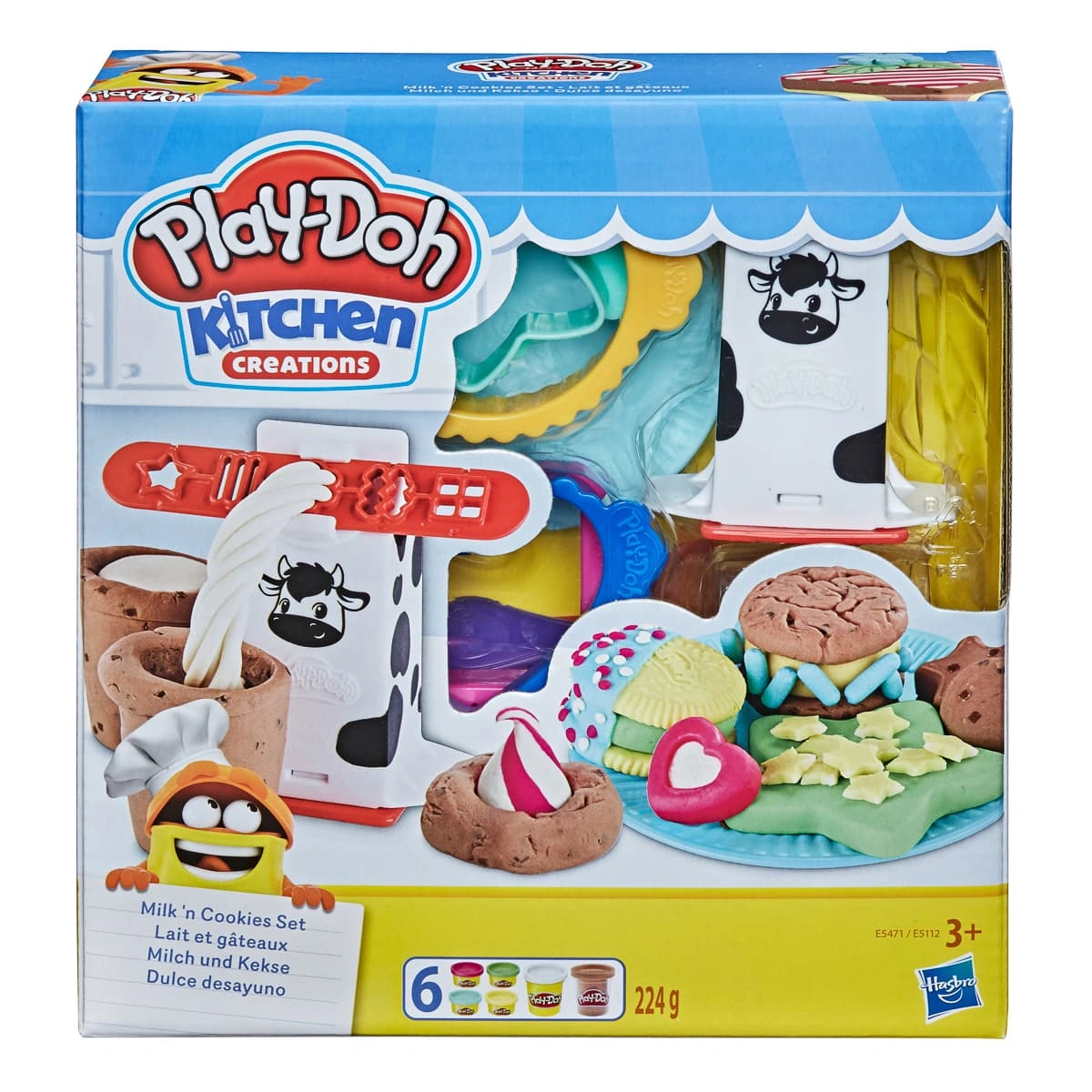Набір для творчості Play-Doh Забавні закуски Milk N Cookies Set