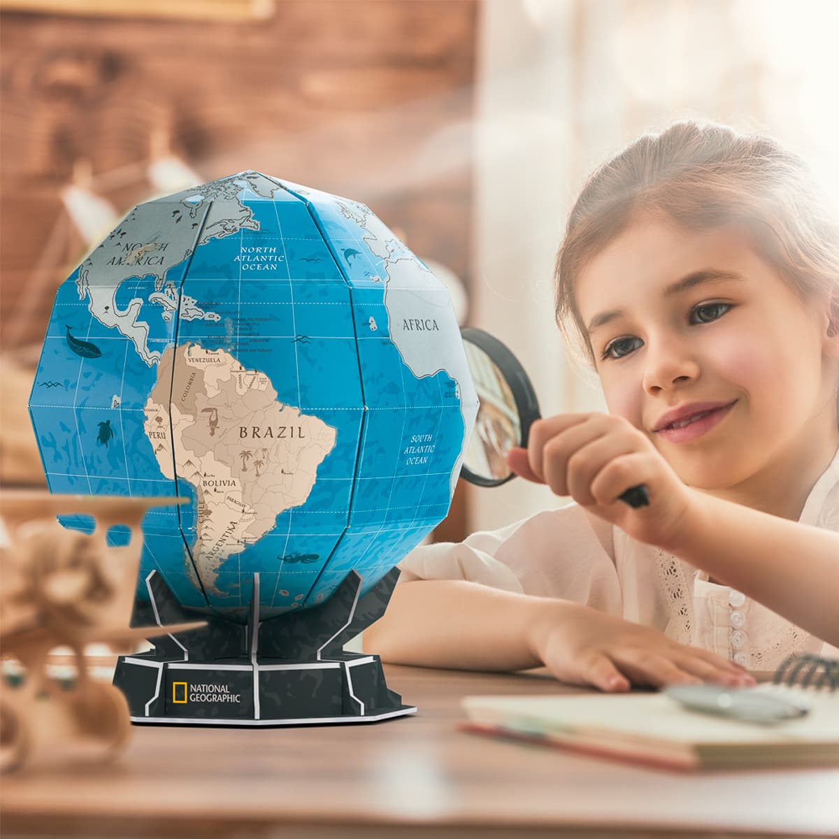 Набір для моделювання CubicFun Stem Скретч Глобус 31 ел, DS1082H — фото 6