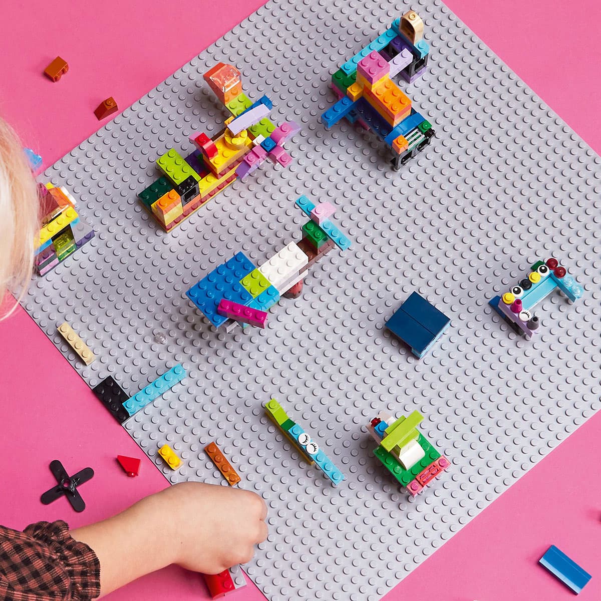 LEGO Classic Базова пластина сірого кольору 11024 — фото 3