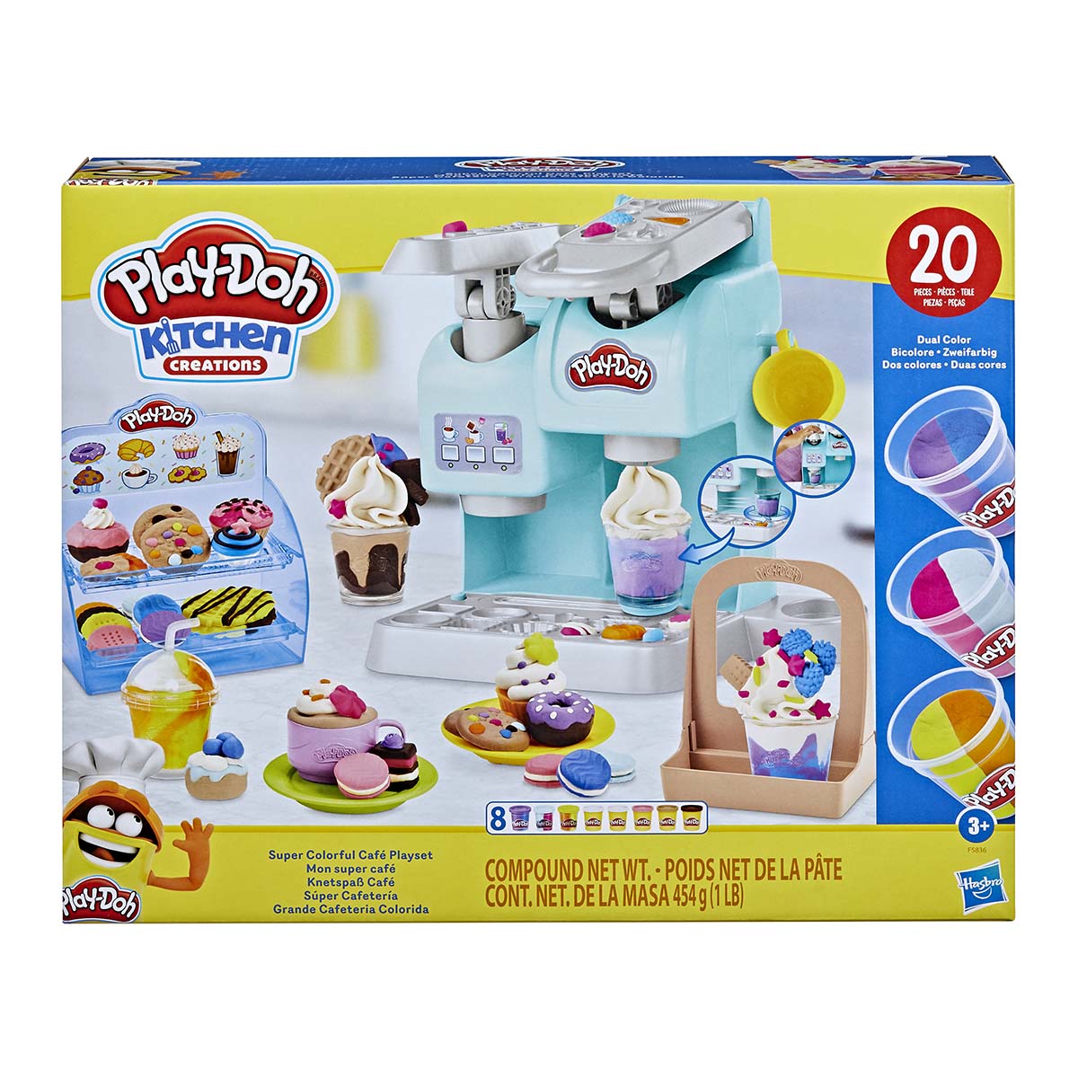Ігровий набір Play-Doh Супер барвисте кафе, F5836