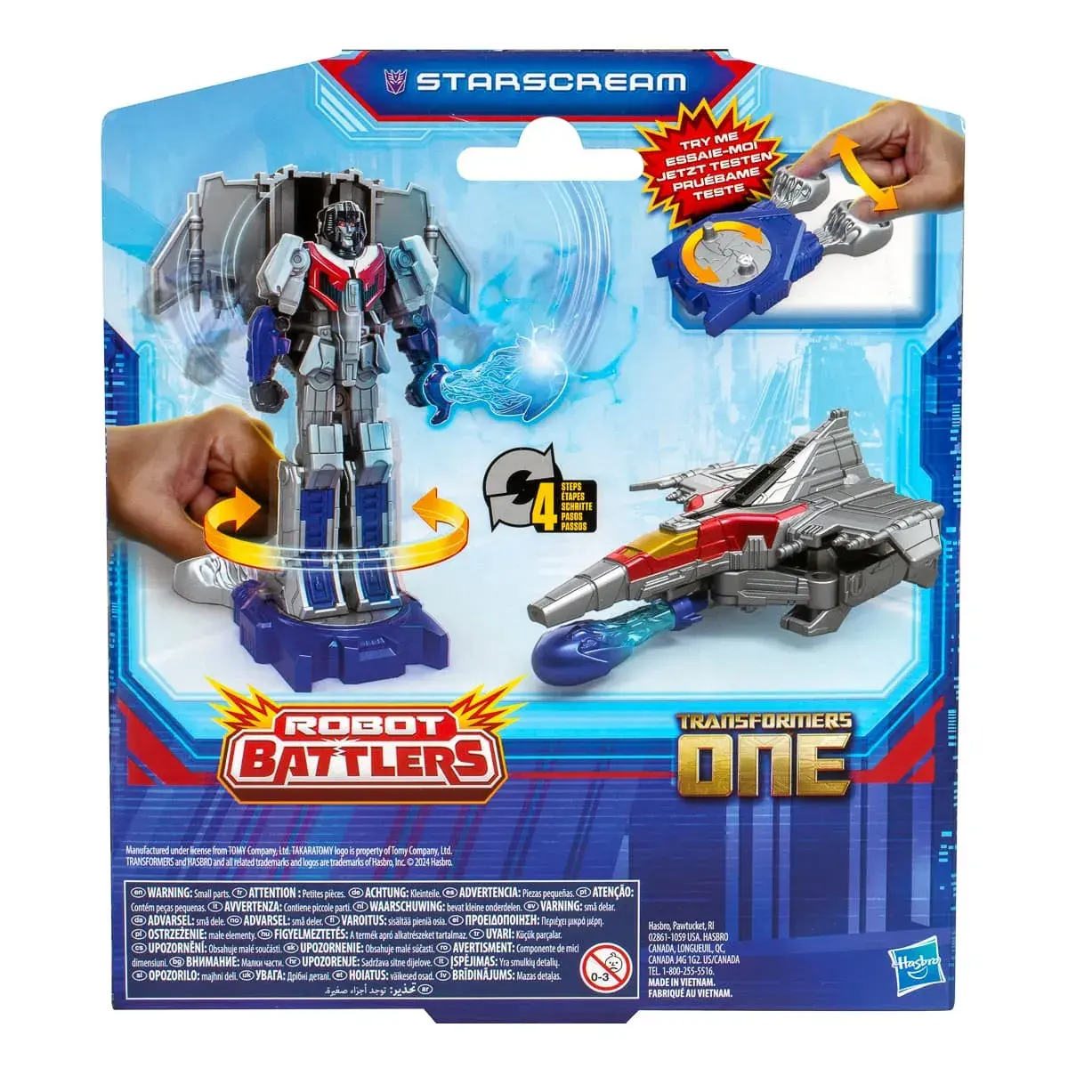 Фігурка-трансформер Hasbro Transformers One Robot Battlers Старскрім, F9203_F9392 — фото 3