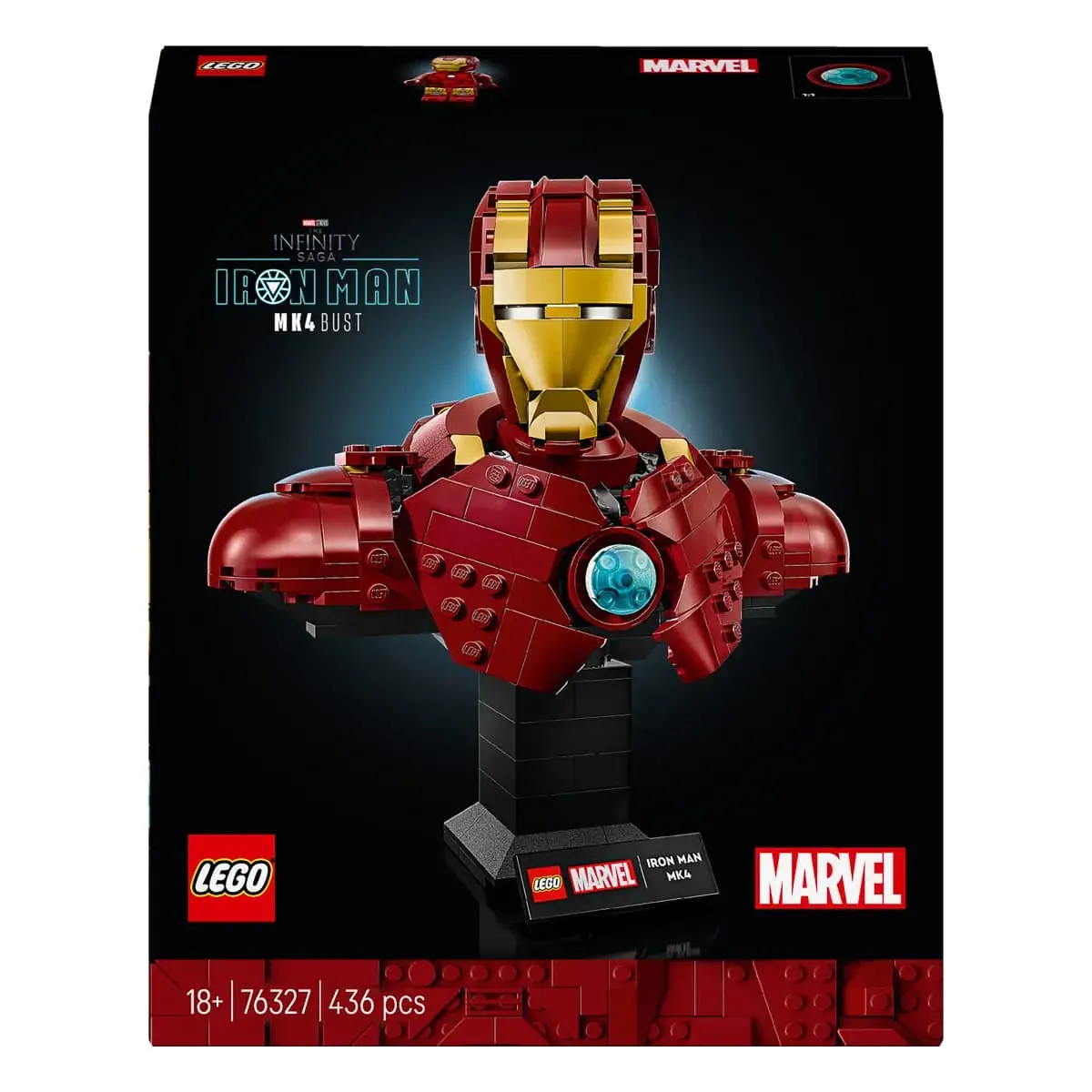 LEGO Marvel Бюст Залізної Людини MK4 76327