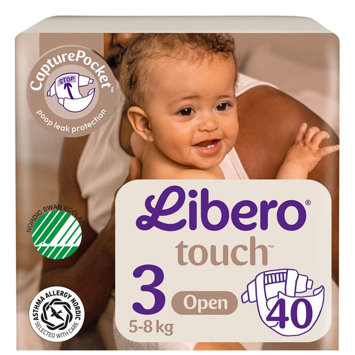 Підгузки Libero Touch 3 (5-8 кг) 40 шт (100877)