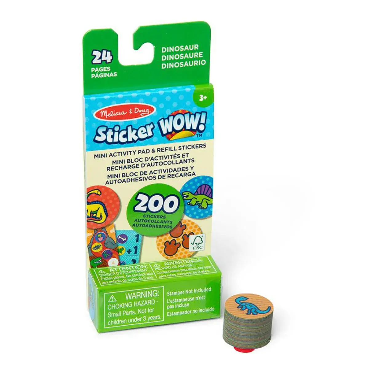 Набір Melissa & Doug Sticker Wow Динозаври