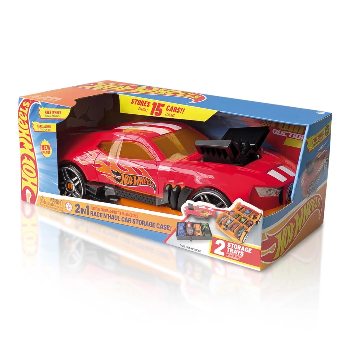 Гоночний автомобіль-гараж 2-в-1 Hot Wheels для 15 машинок