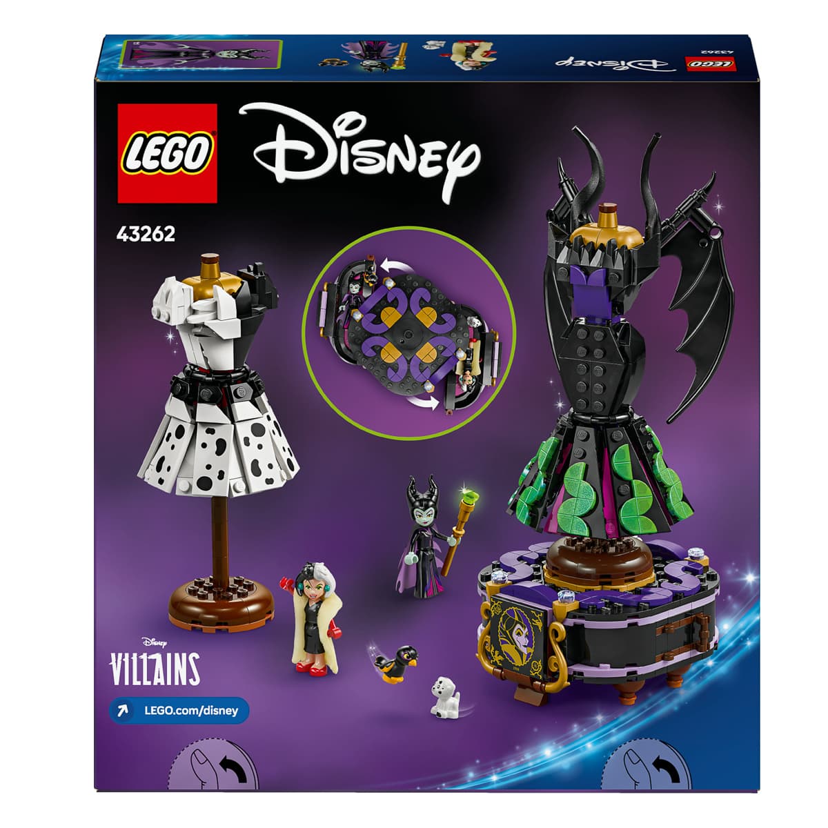 LEGO Disney Сукні Малефісенти та Лютелли де Віль 43262 — фото 9