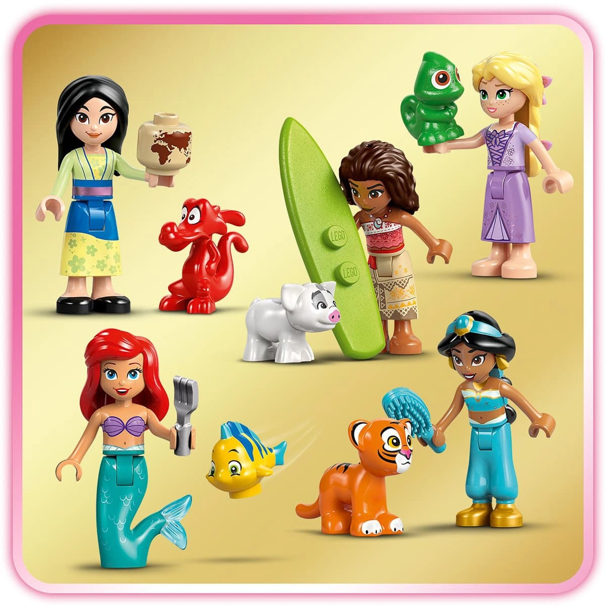 LEGO Disney Princess Замок принцеси та королівські улюбленці 43267 — фото 7