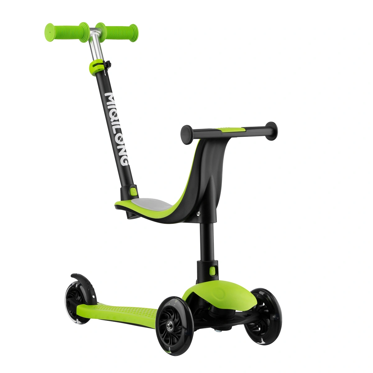 Самокат Miqilong Alamo Green 3 в 1, ALAMO-125-GREEN