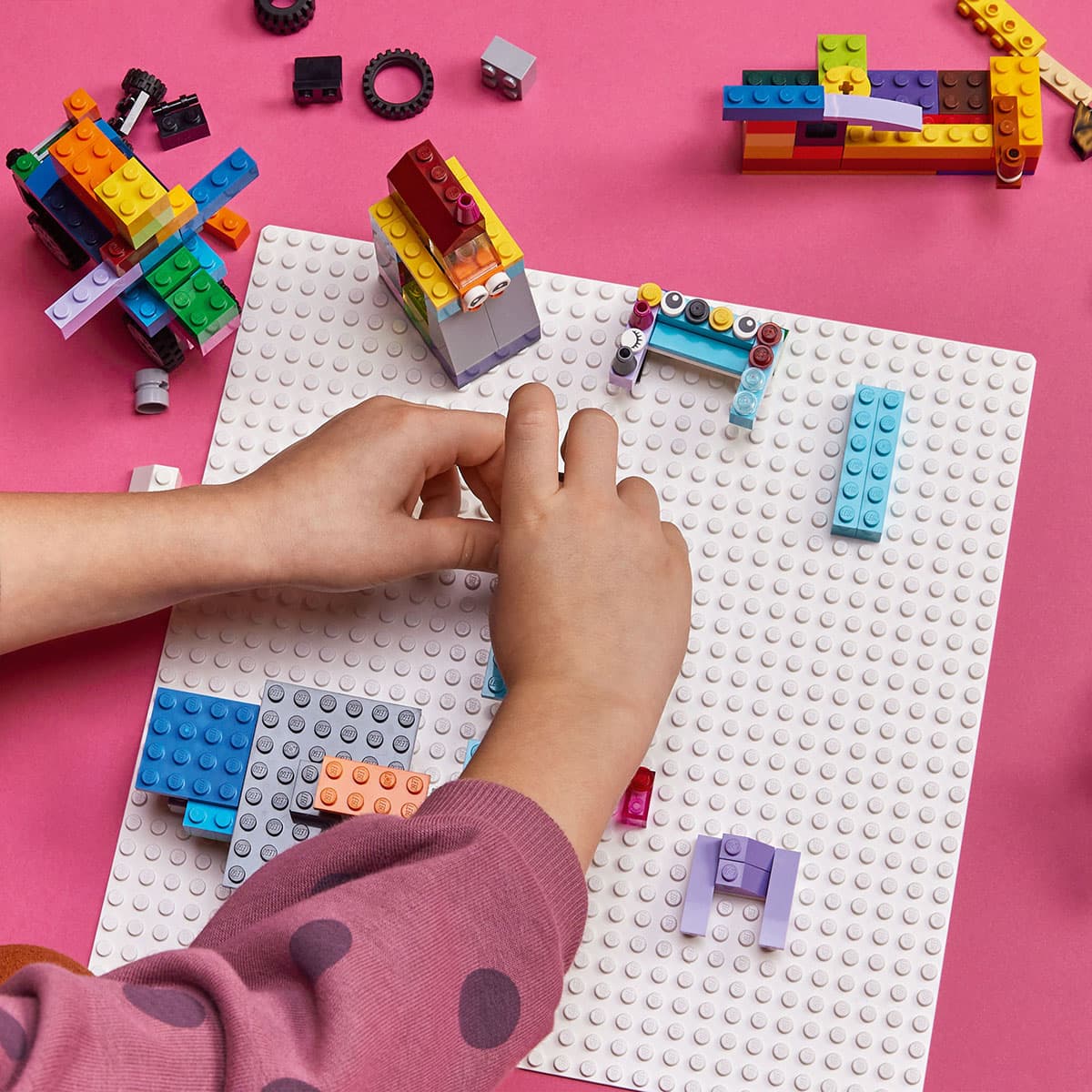 LEGO Classic Базова пластина білого кольору 11026 — фото 3