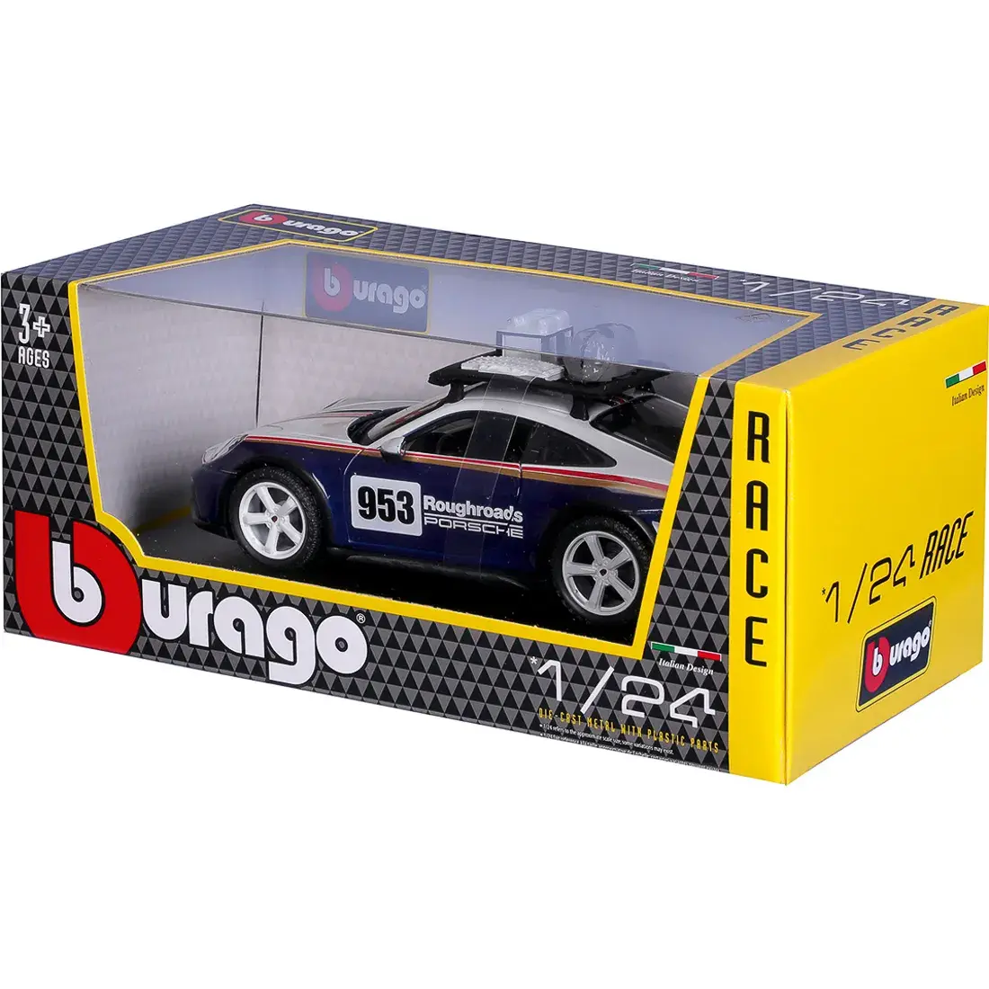 Автомодель Bburago Porsche 911 Dakar 1:24, 18-28029 — фото 7