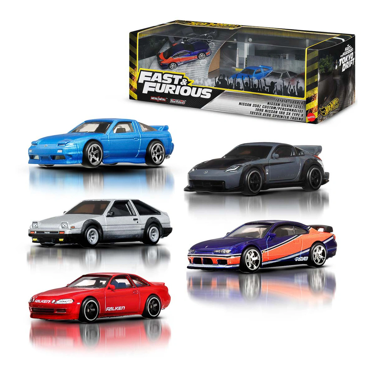 Набір колекційних машинок Hot Wheels Форсаж Токійський дрифт