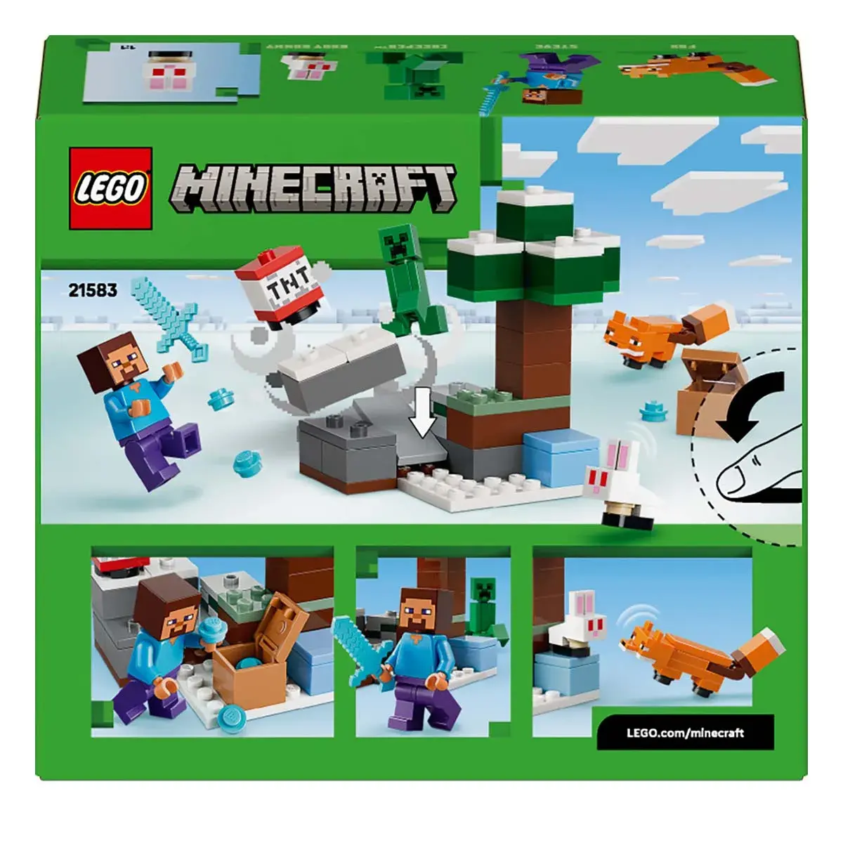 LEGO Minecraft Пригоди Стіва в тайзі 21583 — фото 9