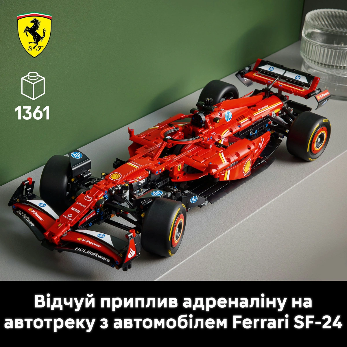 LEGO Technic Автомобіль F1 Ferrari SF-24, 42207 — фото 7