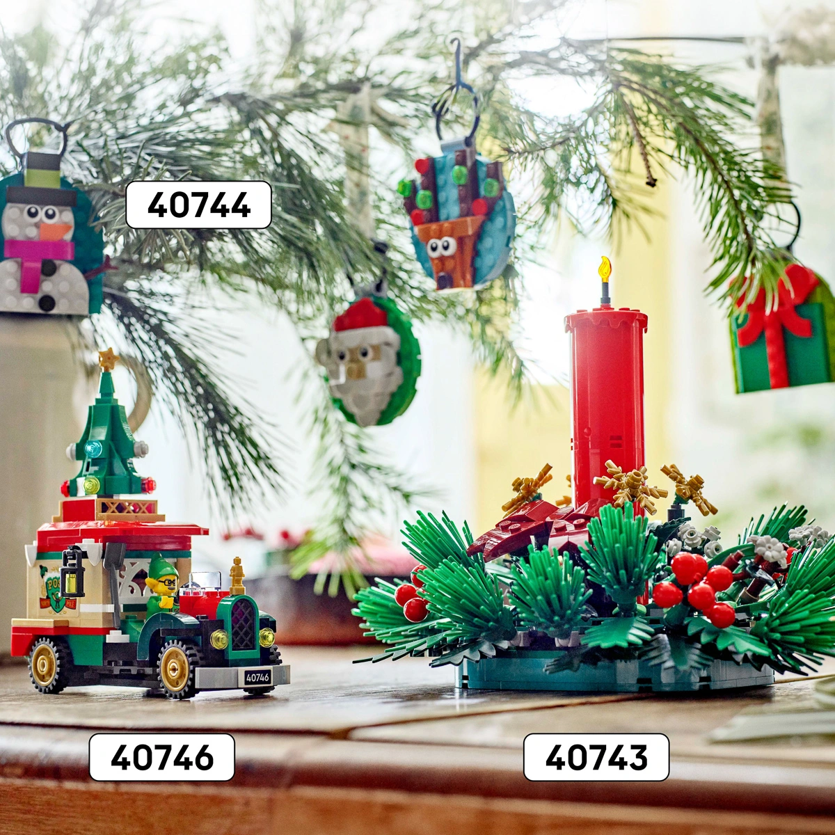 LEGO Iconic Декор для різдвяного столу 40743 — фото 15