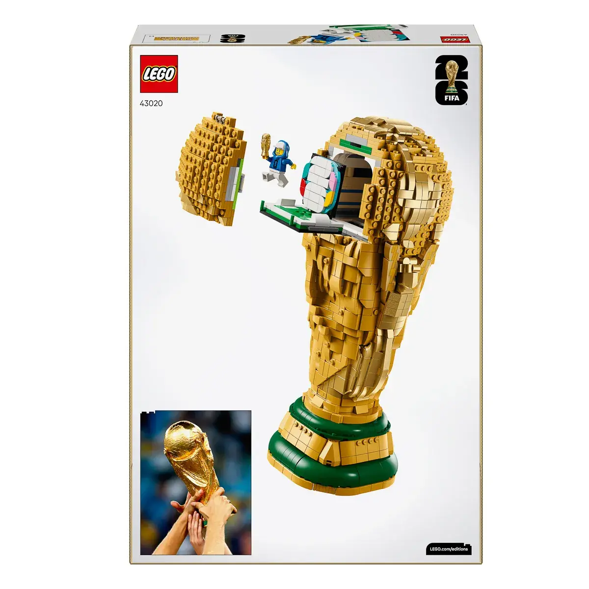 LEGO Editions Football Офіційний трофей чемпіонату світу з футболу FIFA 43020 — фото 8