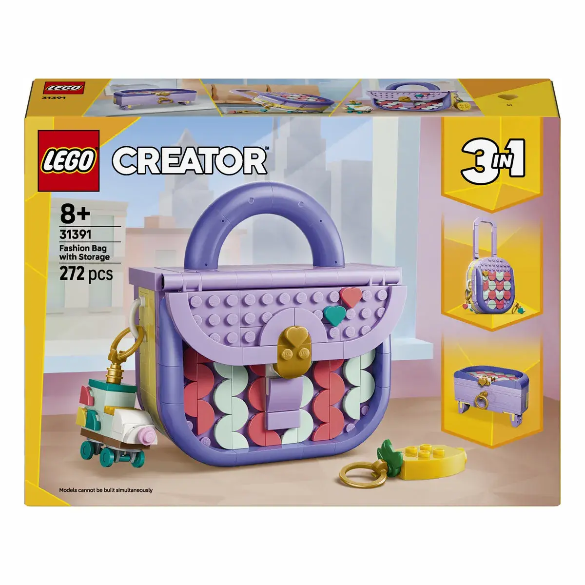 LEGO Creator Стильна мистецька сумка з місцем для зберігання 31391