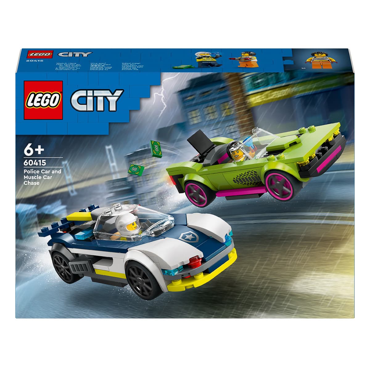 LEGO City Переслідування маслкара на поліцейському автомобілі 60415