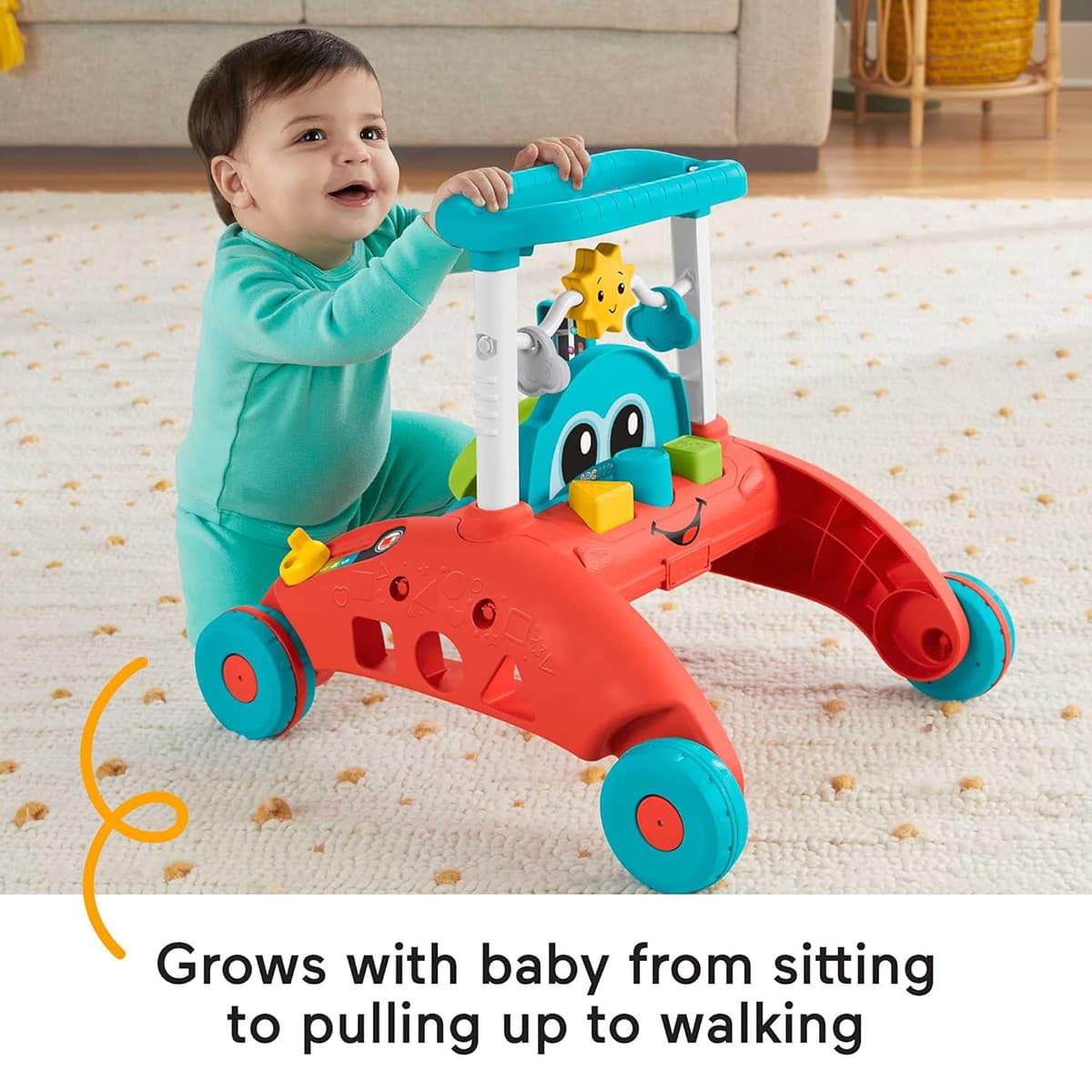 Інтерактивні ходунки Fisher-Price 2-Sided Steady Speed Walker, HJP47 — фото 5