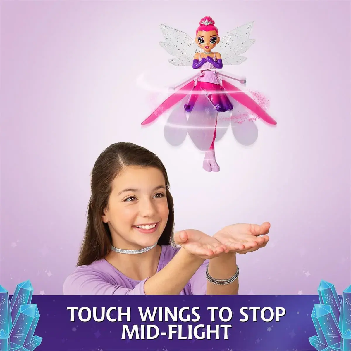 Лялька Hatchimals Crystal Flyers Літаюча казкова фея, SM30200 — фото 4