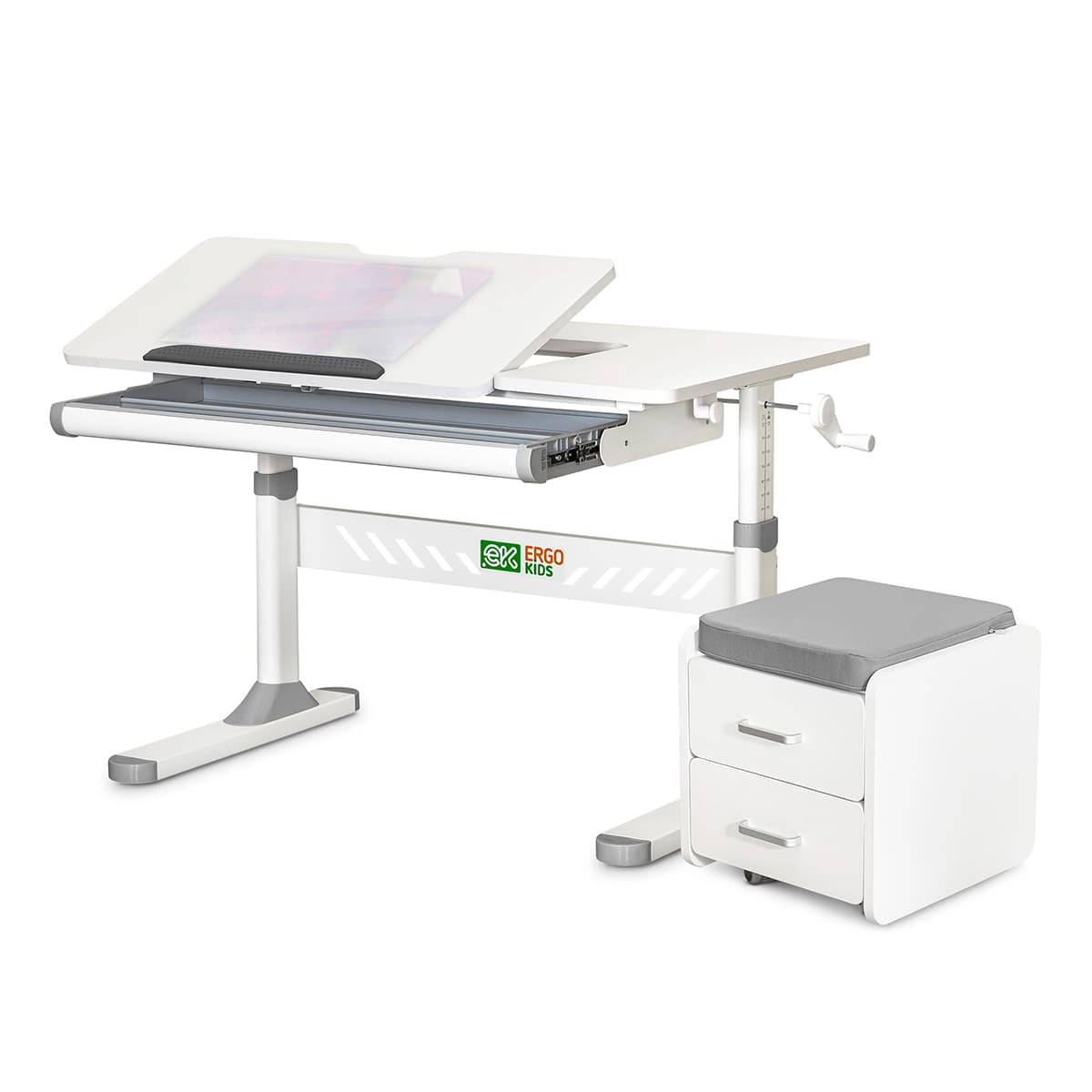 Комплект меблів ErgoKids Парта Тумба S TH-310 Grey