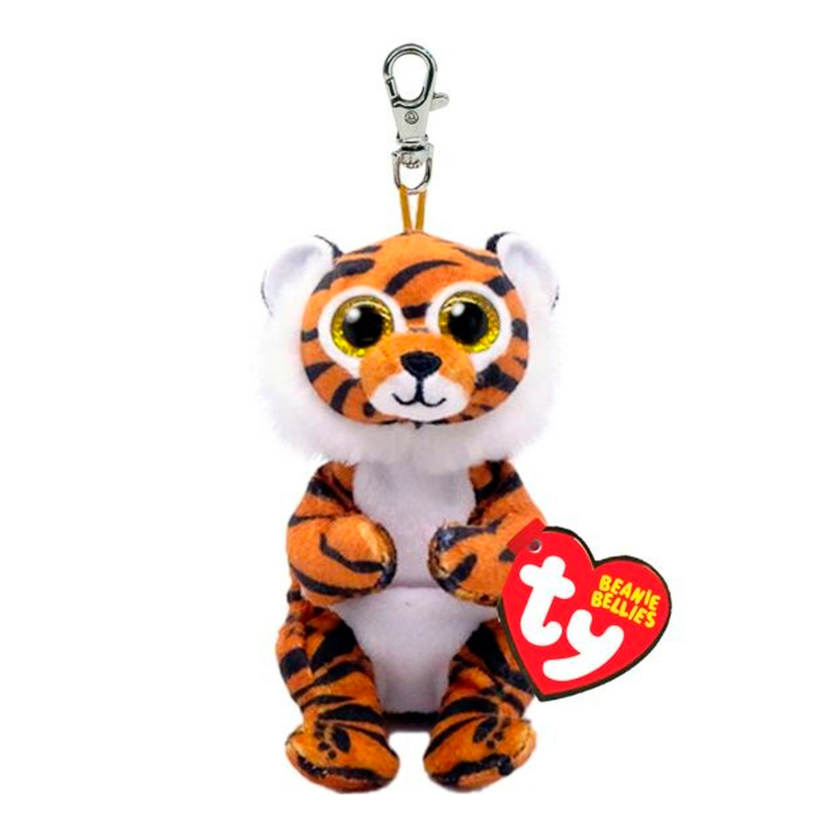 М'яка іграшка-брелок TY Inc Beanie Bellies Тигреня Clawdia 12 см, 43109