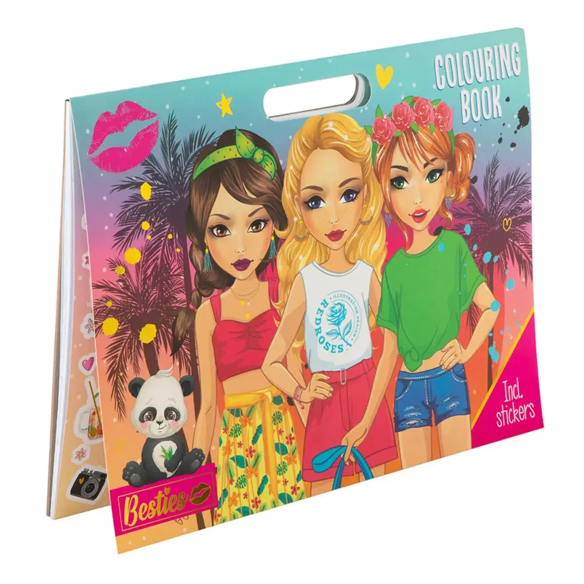 Розмальовка Besties Мега зі стікерами 25 стр, 961023