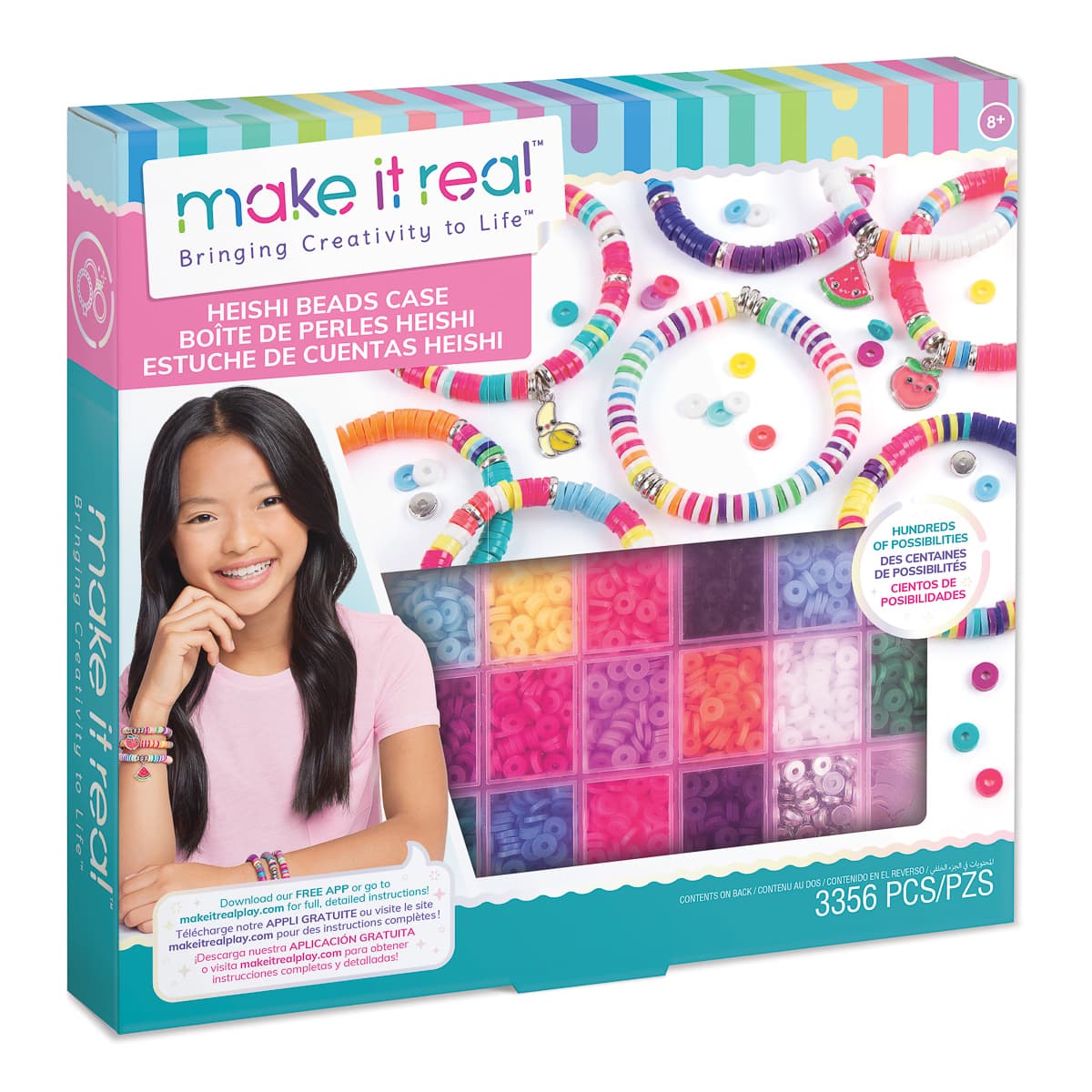 Набір для створення браслетів Make it Real Heishi beads case, MR1741