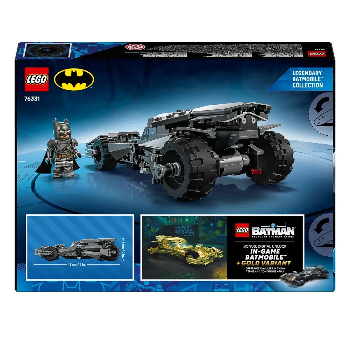 LEGO Super Heroes Бетмобіль із фільму «Бетмен проти Супермена» 76331 — фото 9