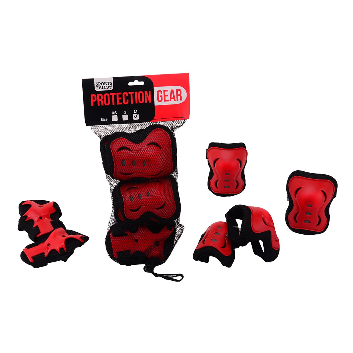 Набір захисту Johntoy Protection Gear Black and Red XS, 20269_1 — фото 2