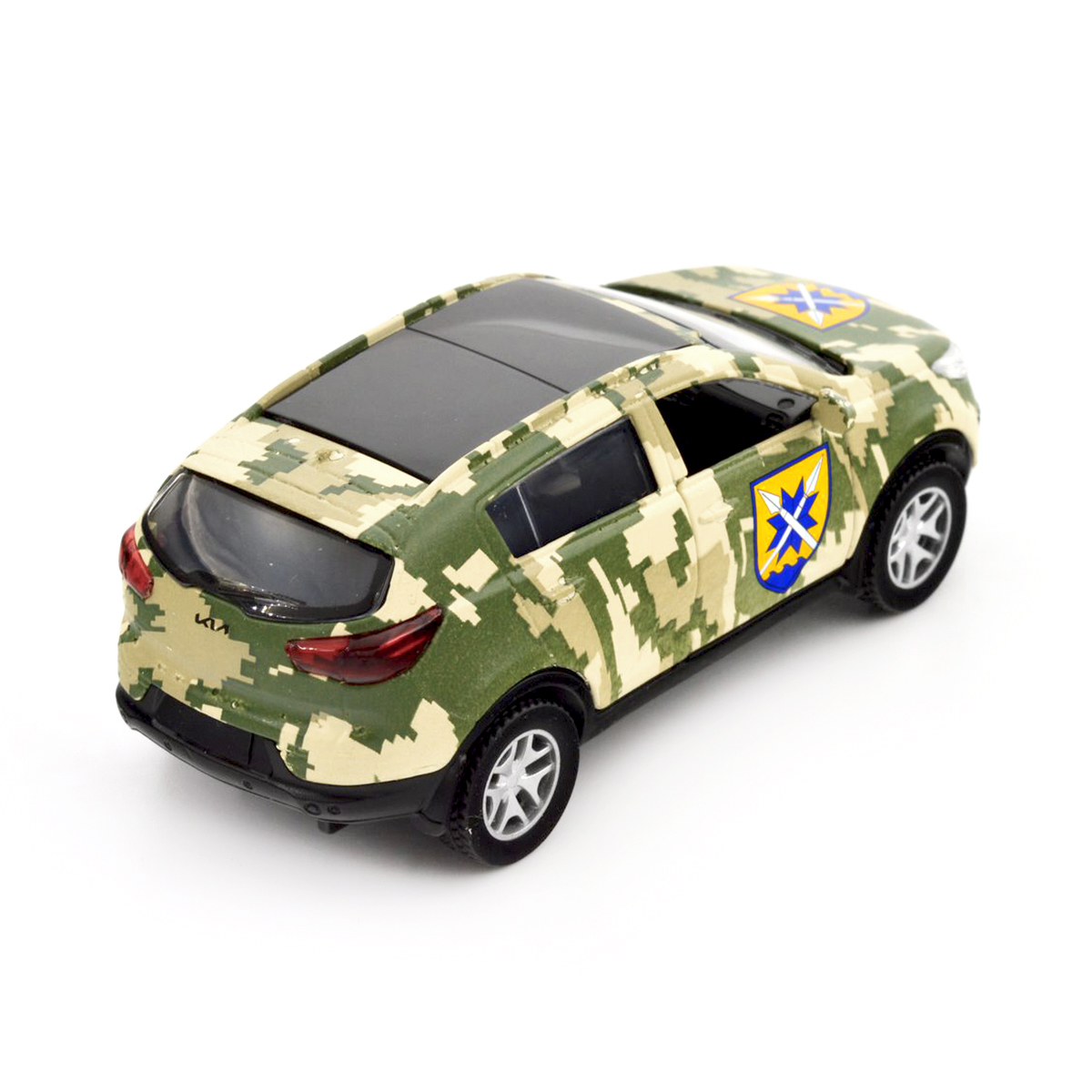 Колекційна модель TechnoDrive Шеврони Героїв Kia Sportage R 56 ОМПБр, 250362M — фото 6