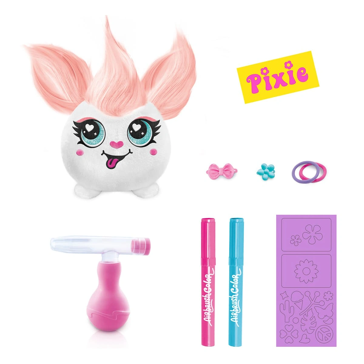 Набір Canal Toys Diy Airbrush plush Hair'iffic Зроби зачіску Піксі — фото 8