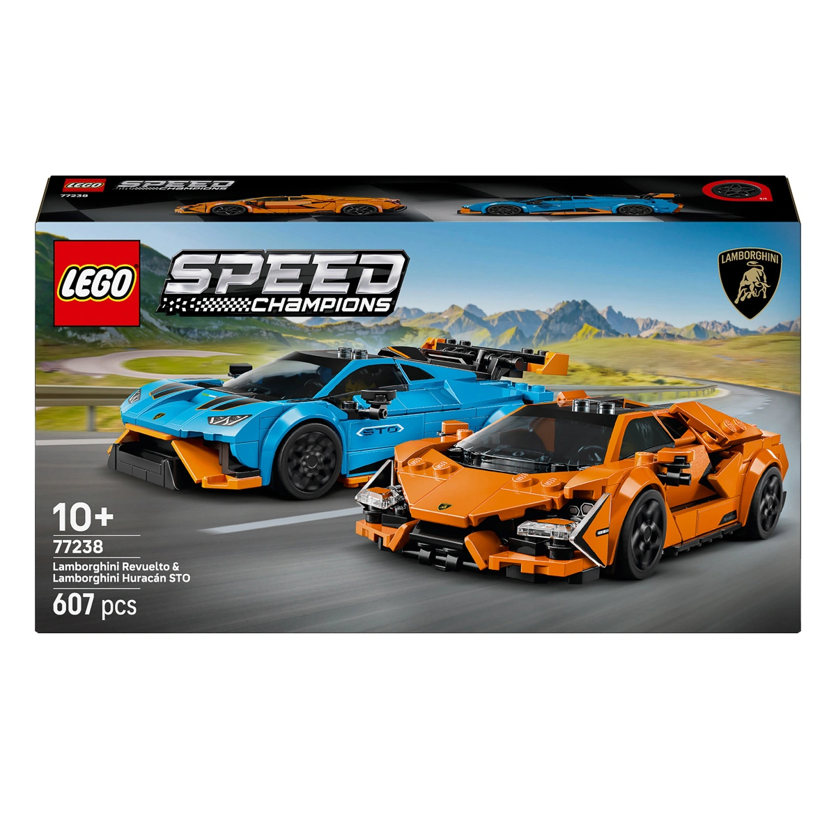 LEGO Speed Champions Lamborghini Revuelto та Huracán STO 77238