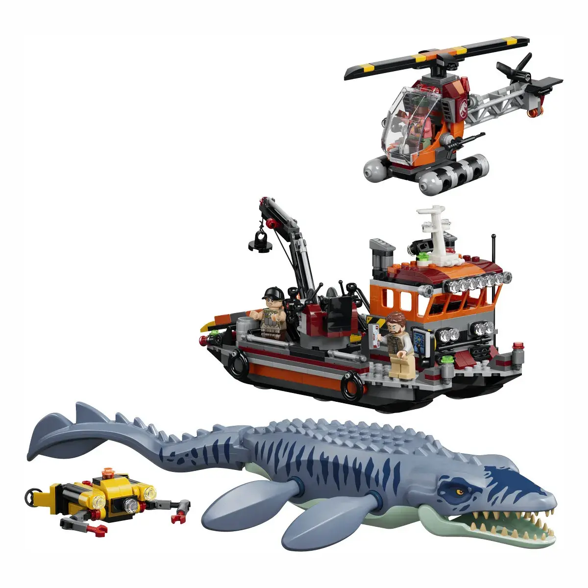 LEGO Jurassic World Напад мозазавра на човен 77983 — фото 8