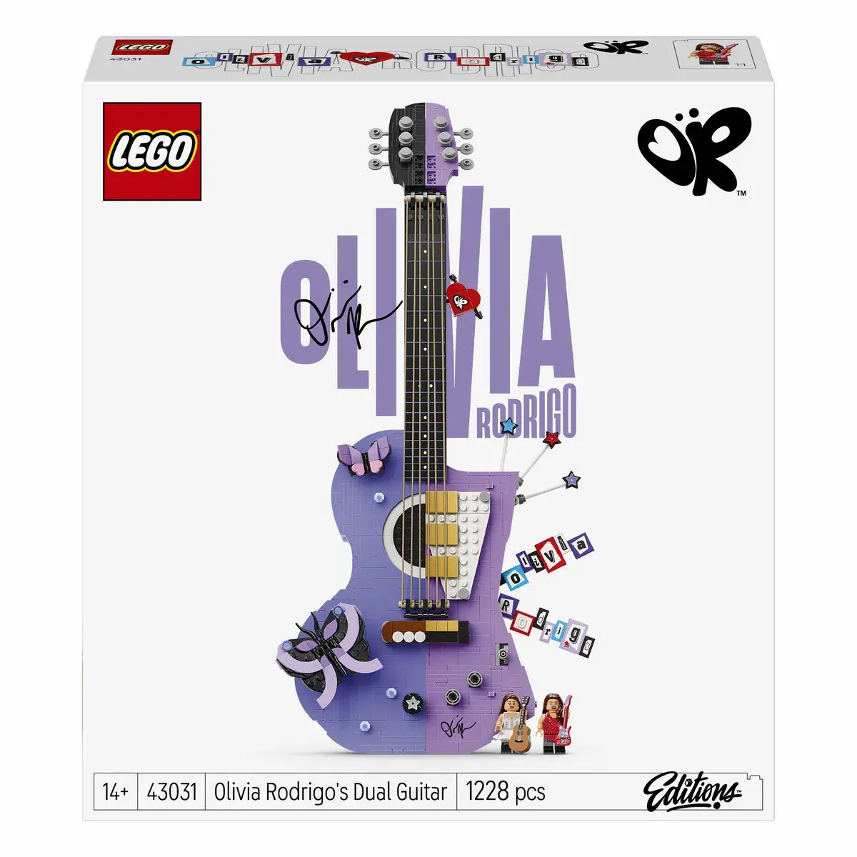 LEGO Editions Music Подвійна гітара Олівії Родріґо 43031
