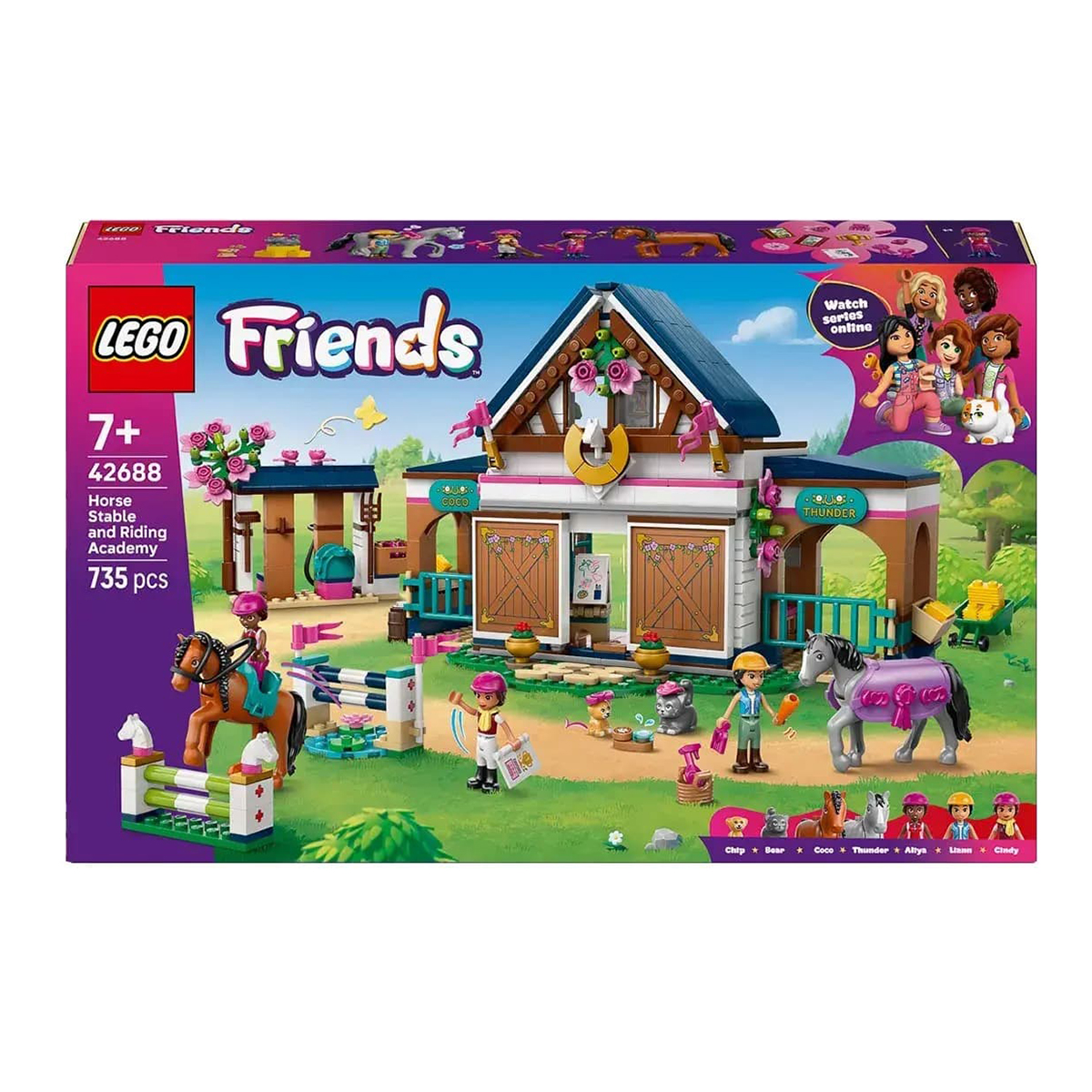 LEGO Friends Кінна стайня і академія верхової їзди 42688